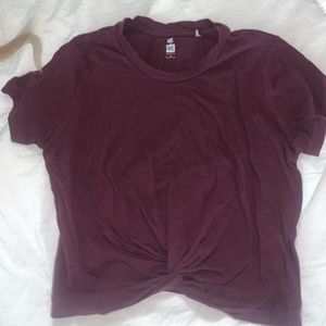 pacsun maroon essential top